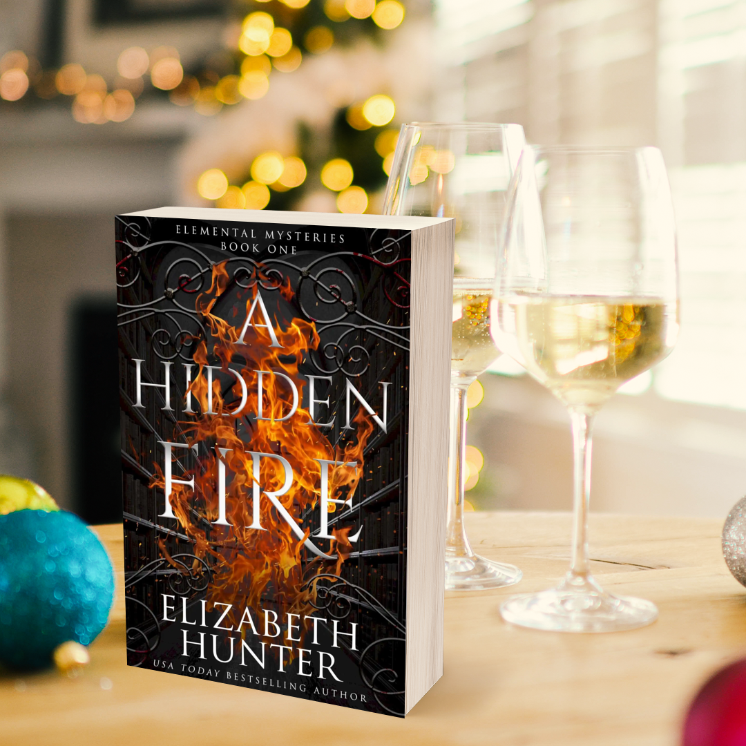 A Hidden Fire (Elemental Mysteries #1) - Signed Paperback