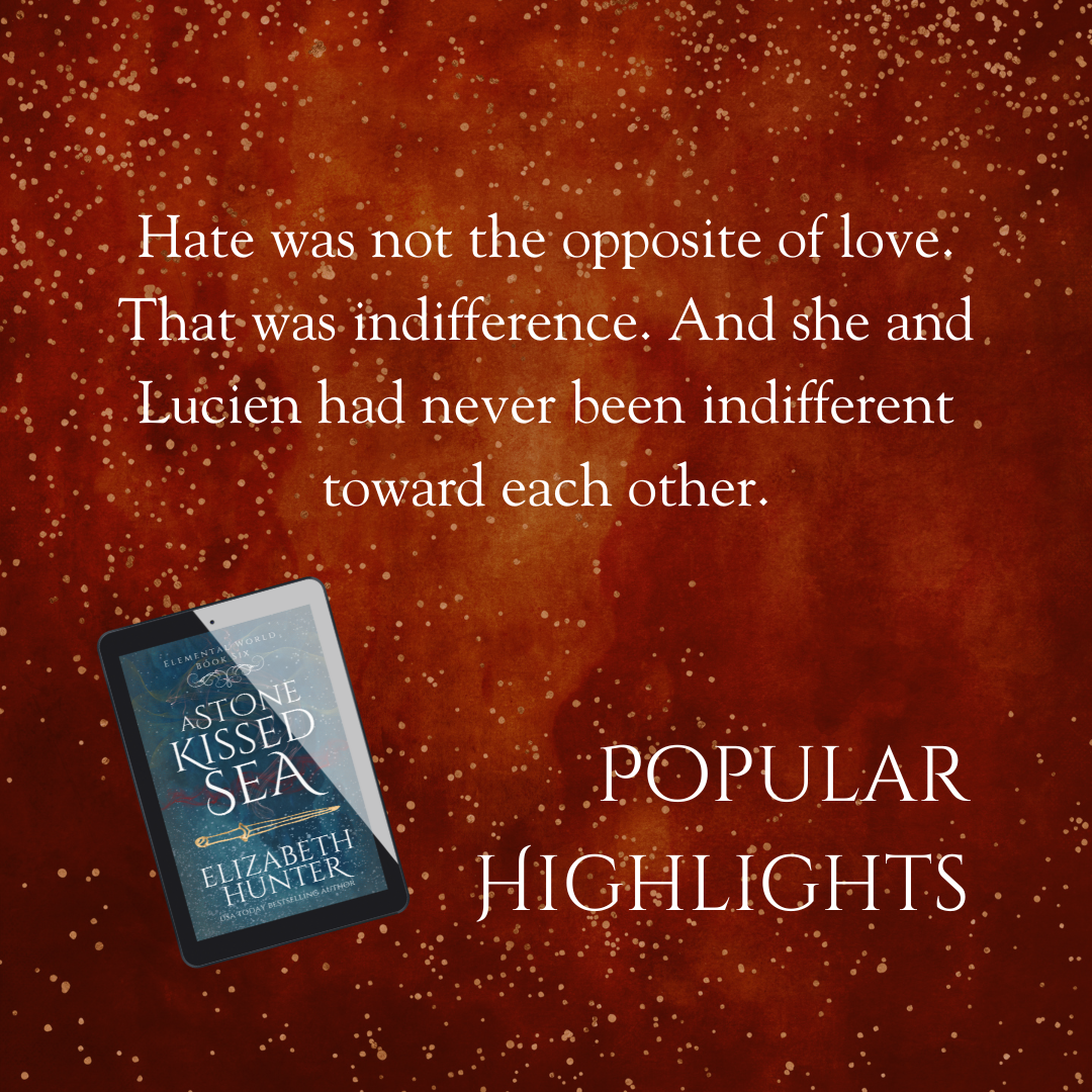A Stone-Kissed Sea Signed Paperback: An Elemental Vampire Romance