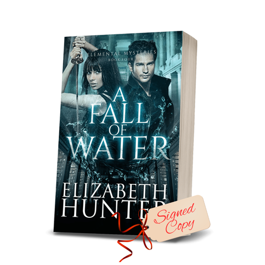 Old Cover-A Fall of Water: An Elemental Vampire Fantasy Novel Signed Paperback