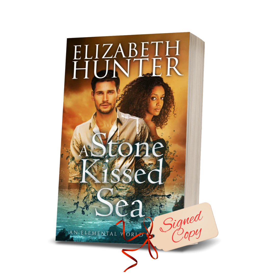 A Stone Kissed Sea: An Elemental Vampire Romance Signed Paperback