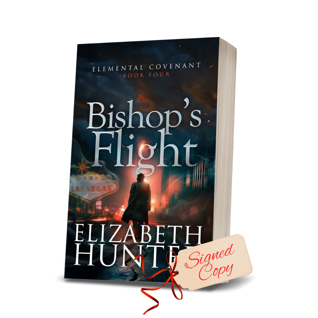 Bishop's Flight: A Paranormal Mystery Romance (Elemental Covenant Book 4) Signed Paperback