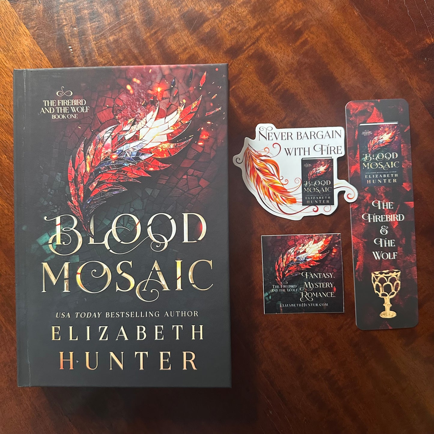 Signed Hardcover - Blood Mosaic (The Firebird and The Wolf - Book 1)