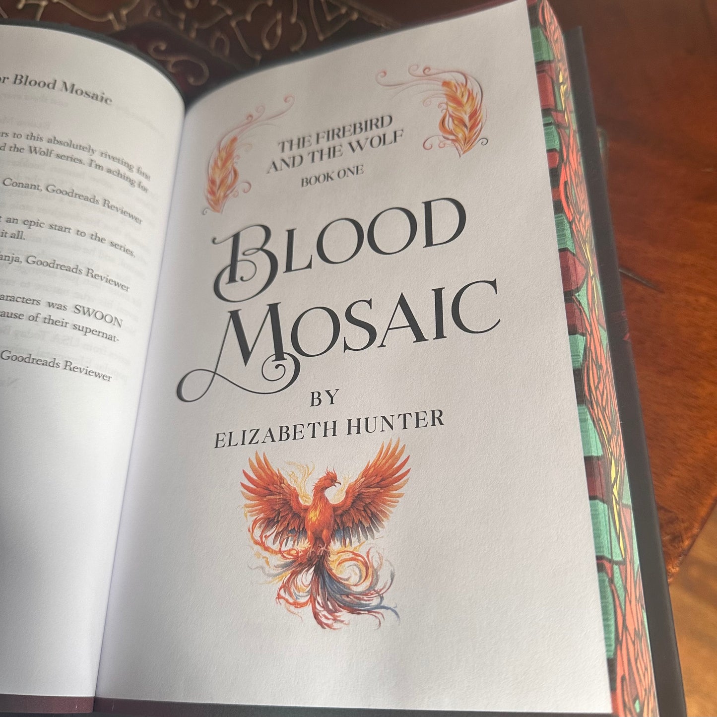 Signed Hardcover - Blood Mosaic (The Firebird and The Wolf - Book 1)