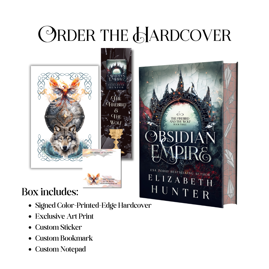 Special Edition Hardcover Obsidian Empire (The Firebird and The Wolf - Book 3)