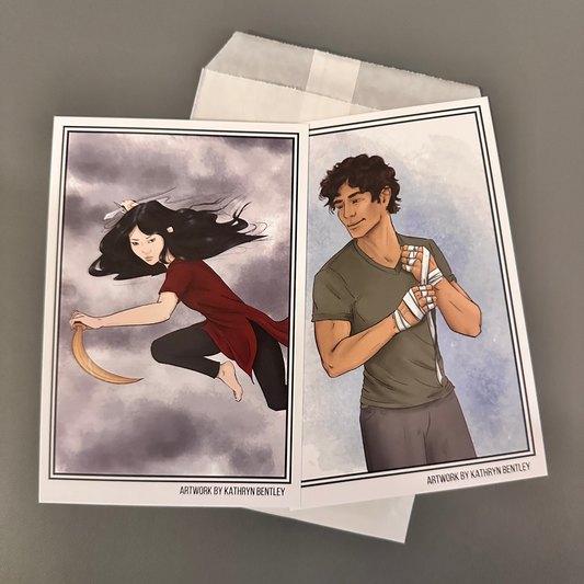 Ben and Tenzin Character Cards