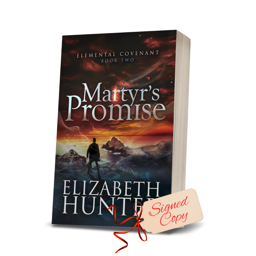 Martyr's Promise: A Paranormal Mystery Romance (Elemental Covenant Book 2) Signed Paperback