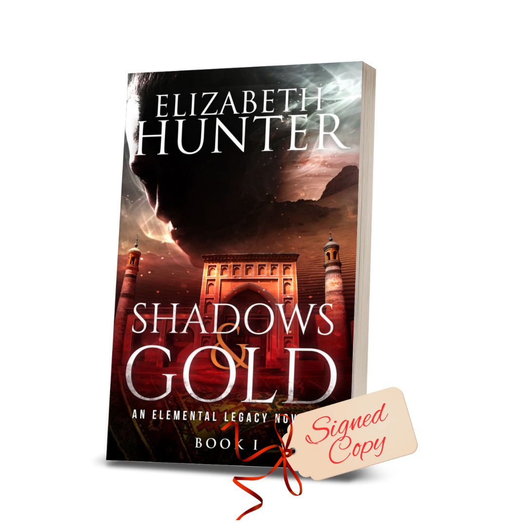 Shadows and Gold: A Paranormal Adventure Novella (Elemental Legacy prequel 1) Signed Paperback