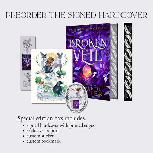 Broken Veil Printed Edge Signed Hardcover Box