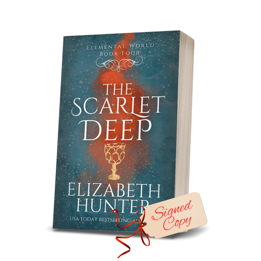 The Scarlet Deep Signed Paperback: An Elemental Vampire Romance