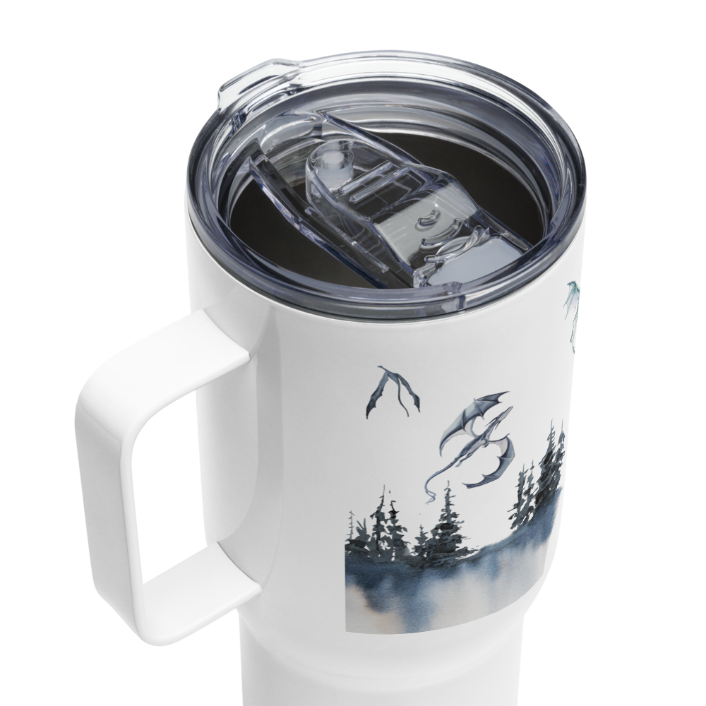 Shadowlands Travel mug with a handle